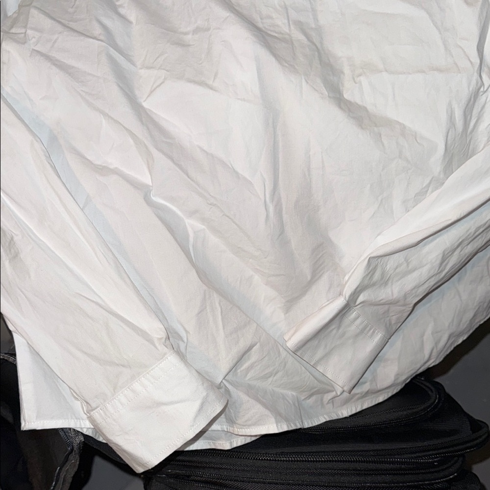 BMW Motorsport Puma White Polo long sleeve button down with Logo - Picture 6 of 10